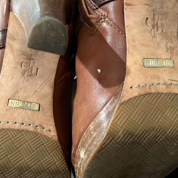 Cole Han x Nike Air Poppy Bit Tall Leather Boot. Size 5.5B - Picture 10 of 12